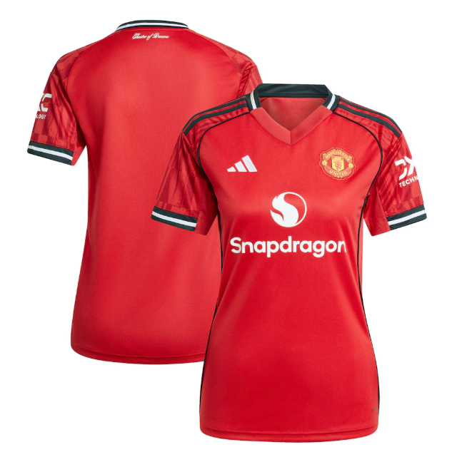 2025-26 Manchester United Home Women Soccer Jersey